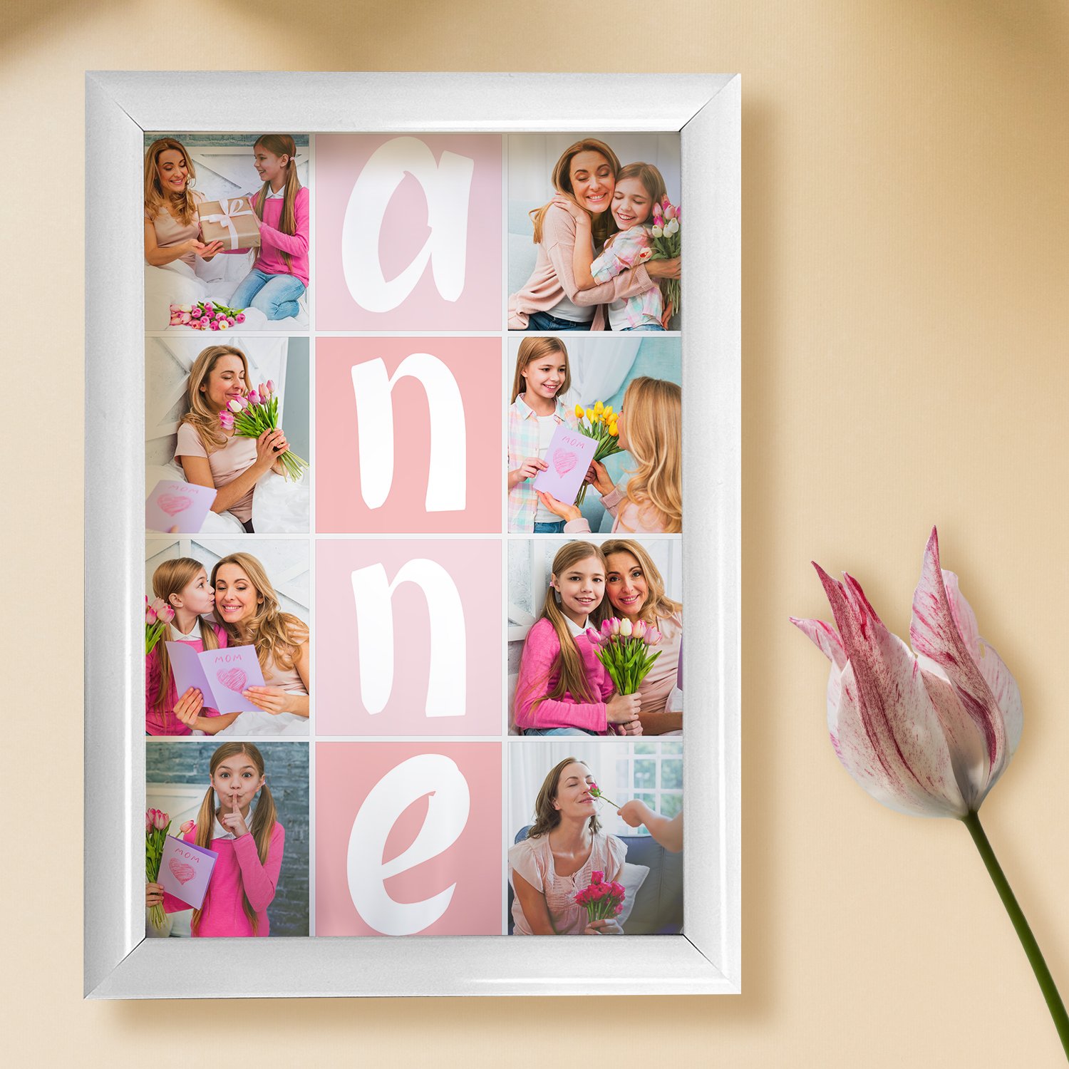 '' Annemle Anılar '' Tasarımlı Fotoğraf Baskı