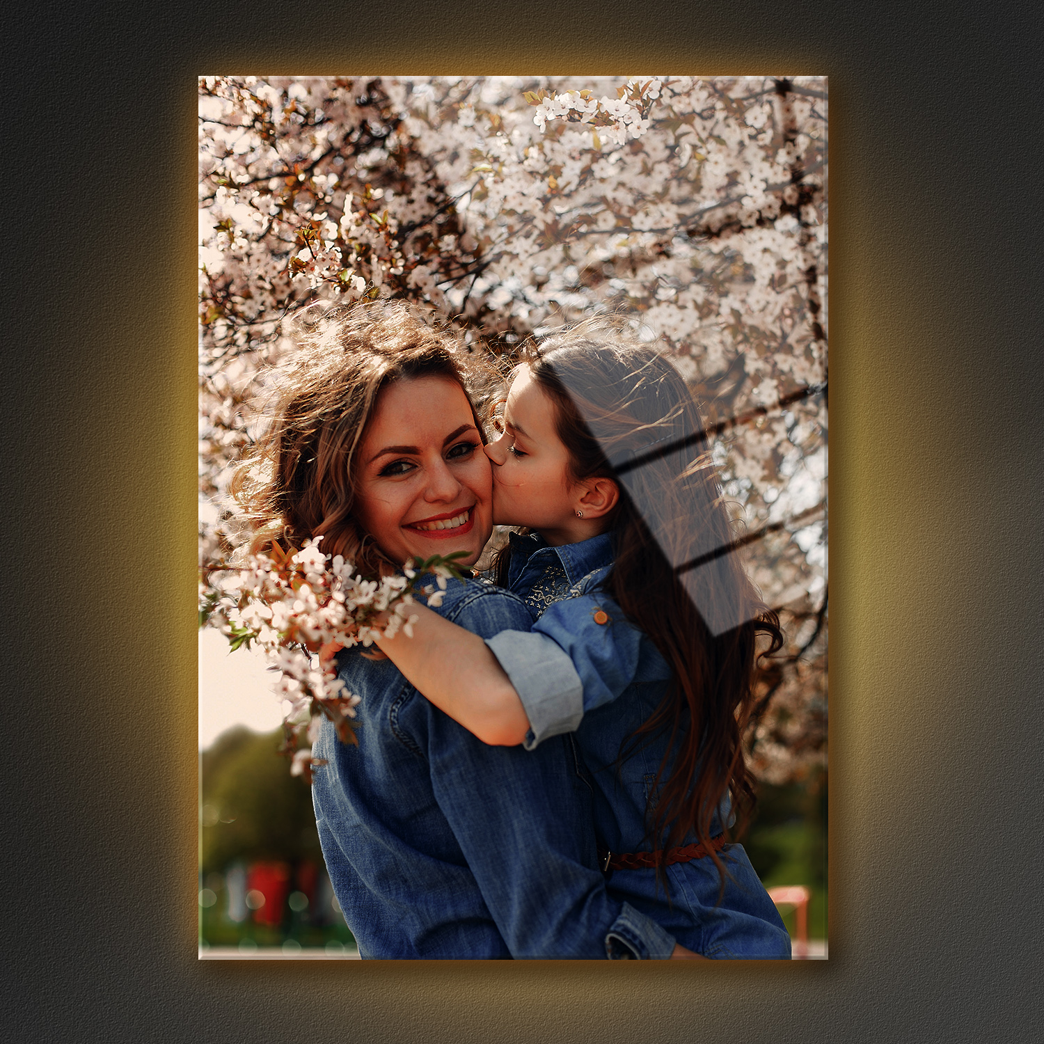 50x70 CAM TABLO IŞIKLI